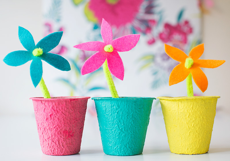 The EASIEST Felt Flowers - PERFECT CRAFT FOR KIDS!