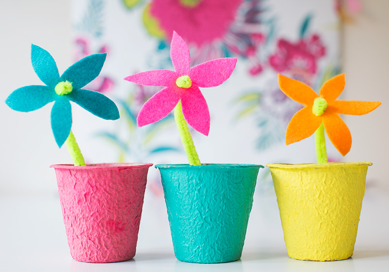 Fantastic Felt Flower Craft - Crafty Kids at Home