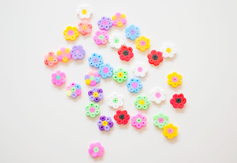 Perler Bead Flower  Easy Flower Perler Bead Patterns