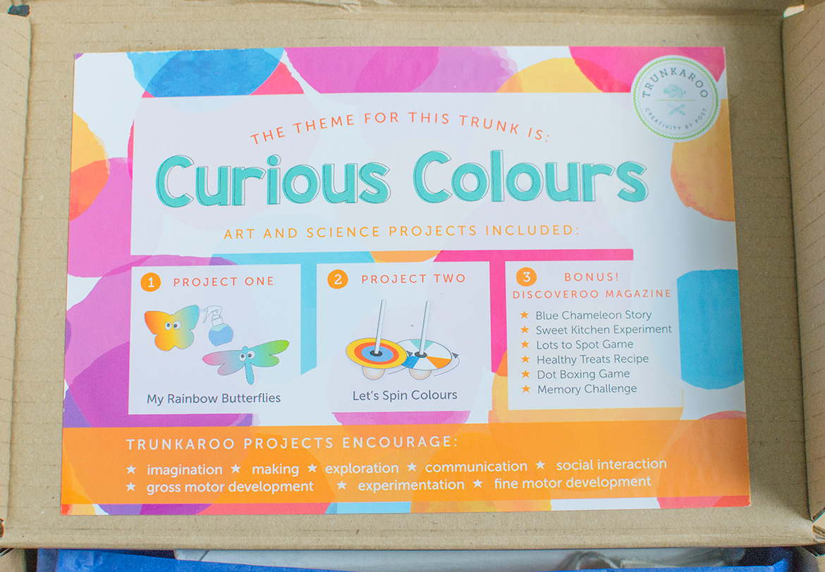 curious colours a kids craft subcription box