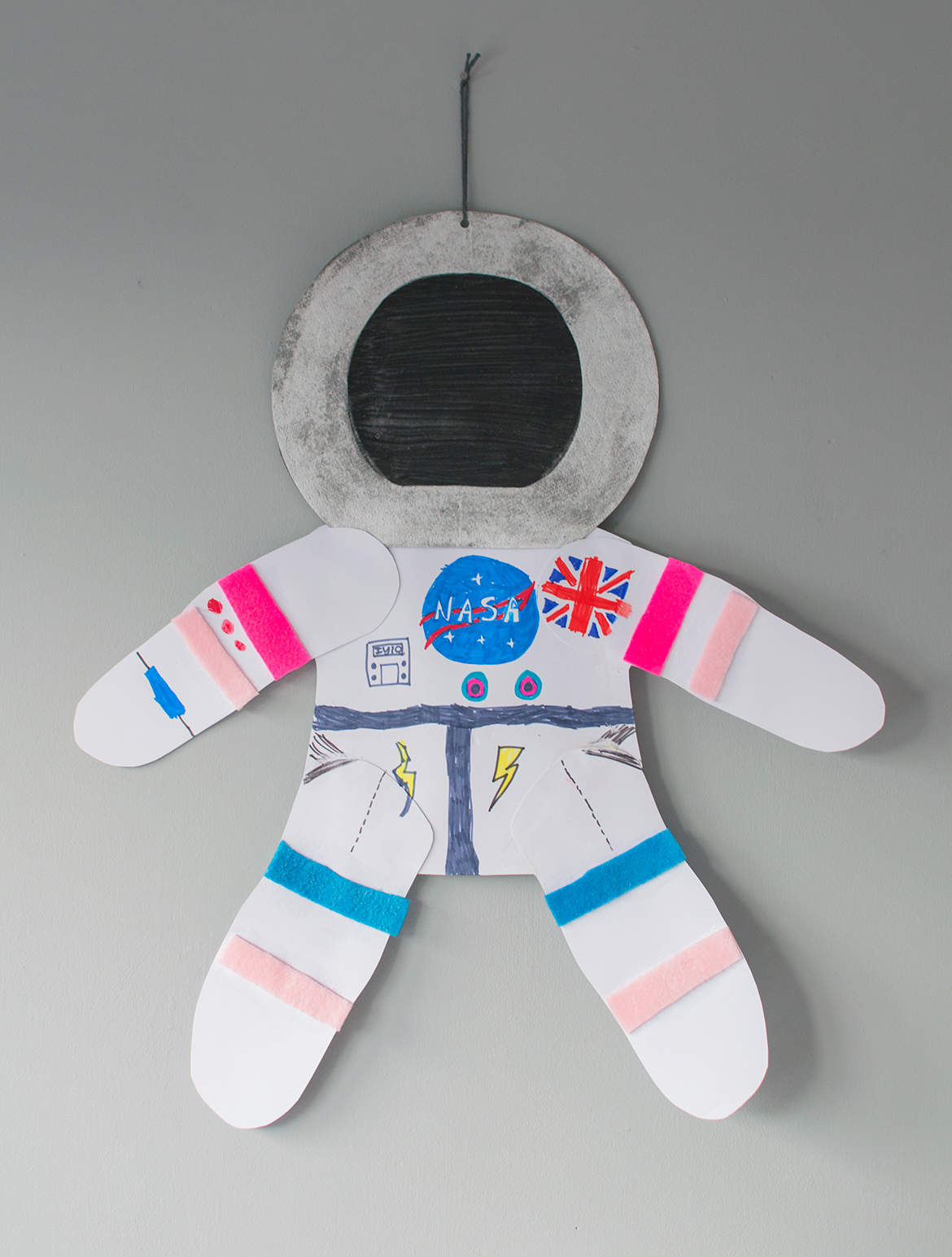 Kid's Crafts Making Astronauts For Space Week Let's Do Something Crafty