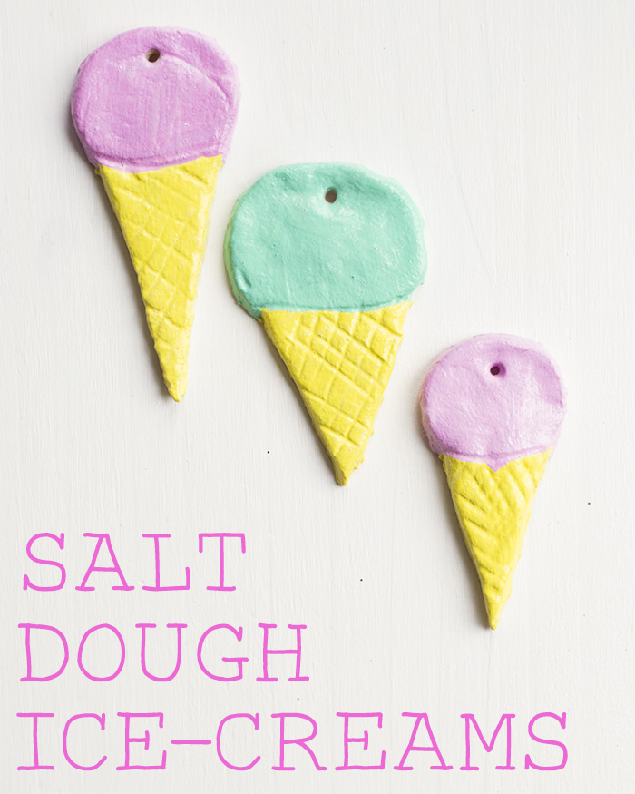 how to make slat dough ice-creams