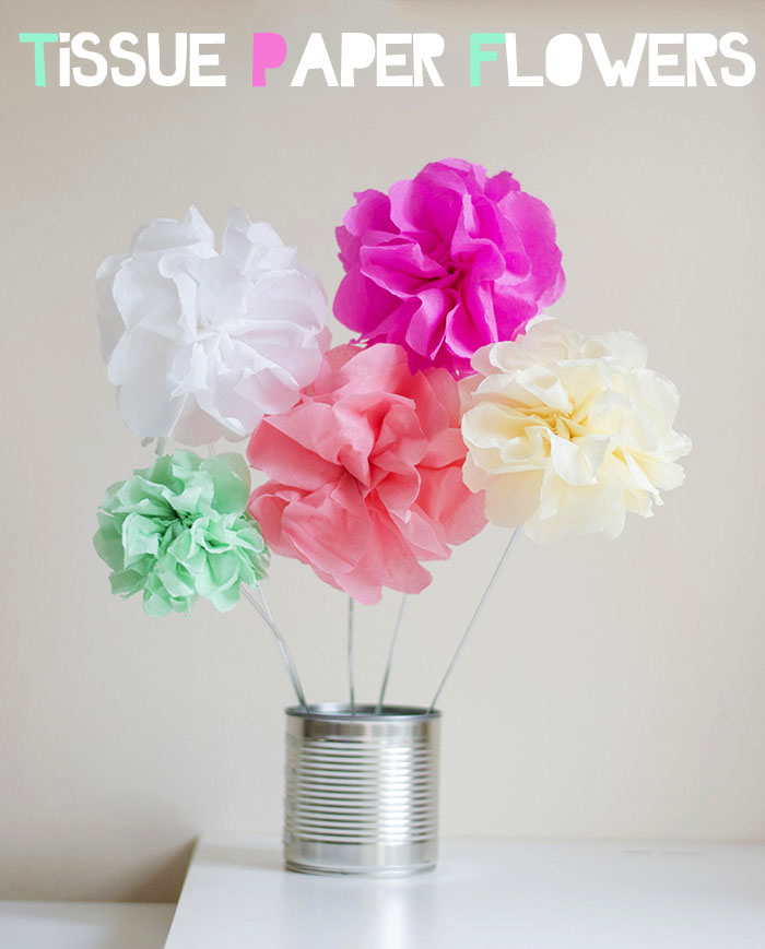 tissue paper flowers pinterest