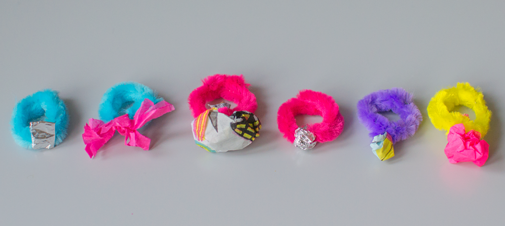 DIY Jewelry For Kids: The EASIEST Pipe Cleaner Rings - Let's Do ...
