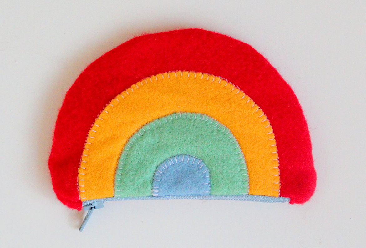 rainbow purse for kids